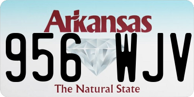 AR license plate 956WJV