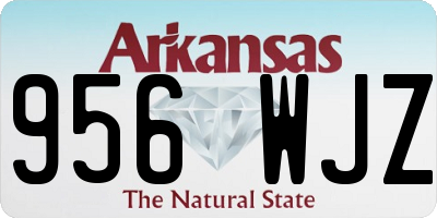 AR license plate 956WJZ