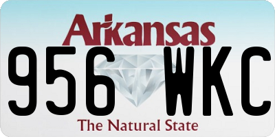 AR license plate 956WKC