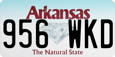 AR license plate 956WKD