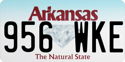 AR license plate 956WKE