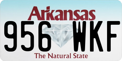 AR license plate 956WKF