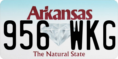 AR license plate 956WKG