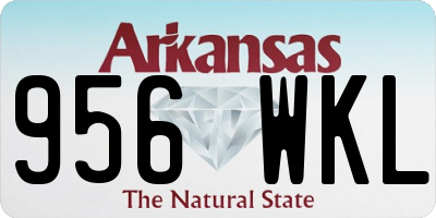 AR license plate 956WKL