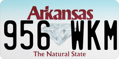 AR license plate 956WKM