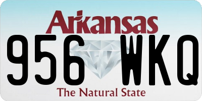AR license plate 956WKQ