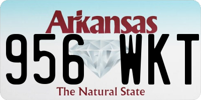 AR license plate 956WKT