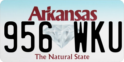 AR license plate 956WKU