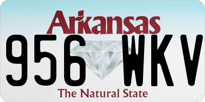 AR license plate 956WKV