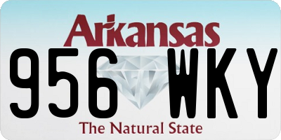 AR license plate 956WKY