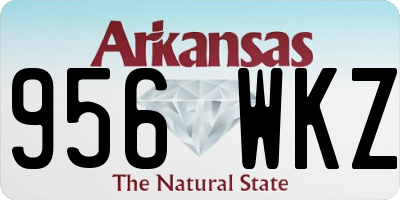 AR license plate 956WKZ