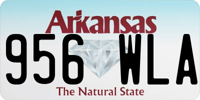 AR license plate 956WLA