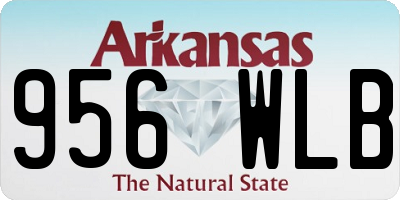 AR license plate 956WLB