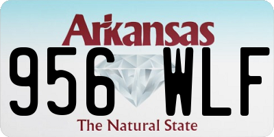 AR license plate 956WLF