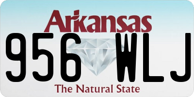 AR license plate 956WLJ