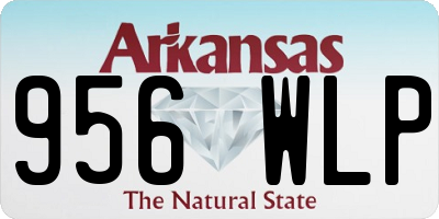 AR license plate 956WLP