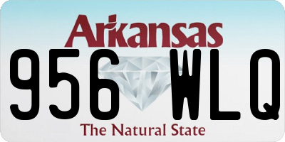 AR license plate 956WLQ