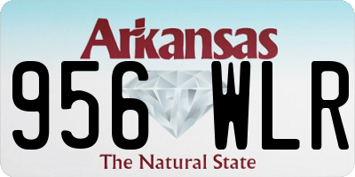 AR license plate 956WLR
