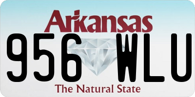 AR license plate 956WLU