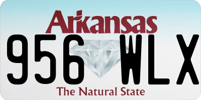 AR license plate 956WLX