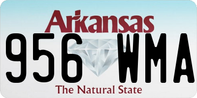 AR license plate 956WMA