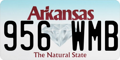 AR license plate 956WMB