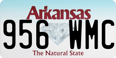 AR license plate 956WMC