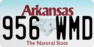 AR license plate 956WMD