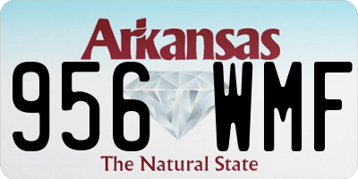 AR license plate 956WMF