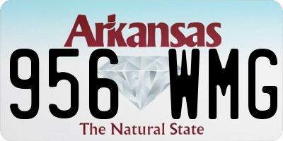 AR license plate 956WMG