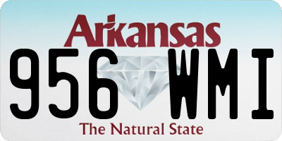 AR license plate 956WMI