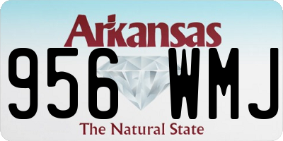 AR license plate 956WMJ