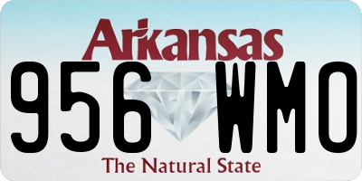 AR license plate 956WMO