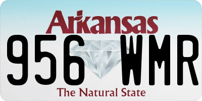 AR license plate 956WMR