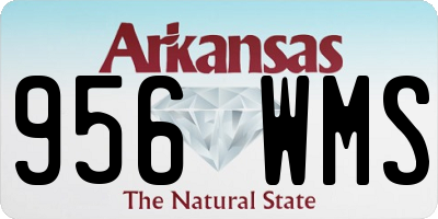 AR license plate 956WMS