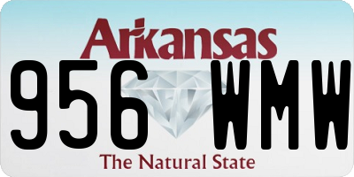 AR license plate 956WMW