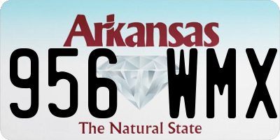 AR license plate 956WMX