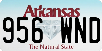 AR license plate 956WND