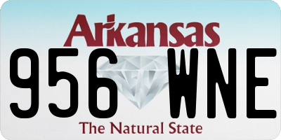 AR license plate 956WNE
