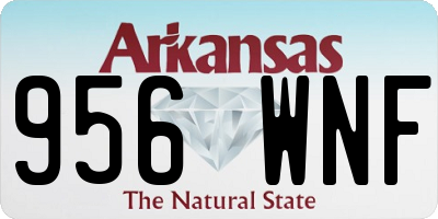 AR license plate 956WNF