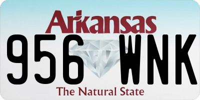AR license plate 956WNK