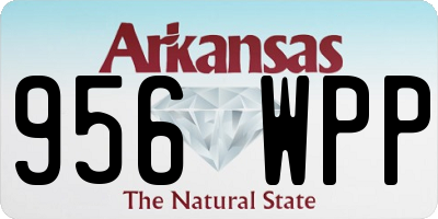 AR license plate 956WPP