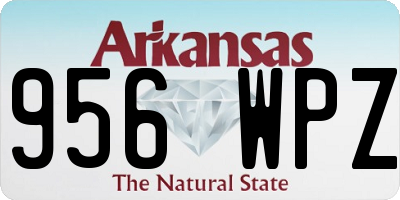 AR license plate 956WPZ