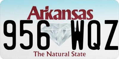 AR license plate 956WQZ