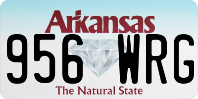 AR license plate 956WRG