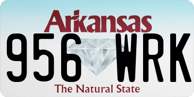 AR license plate 956WRK