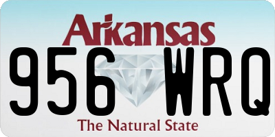 AR license plate 956WRQ