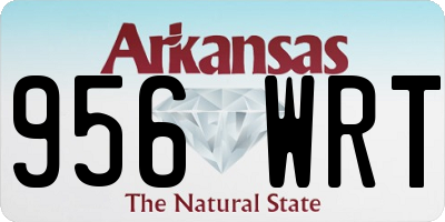 AR license plate 956WRT