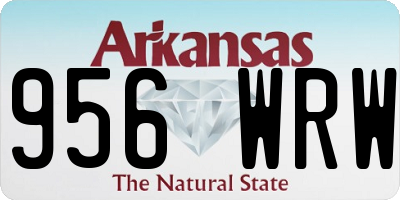 AR license plate 956WRW