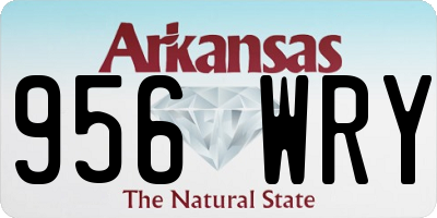 AR license plate 956WRY